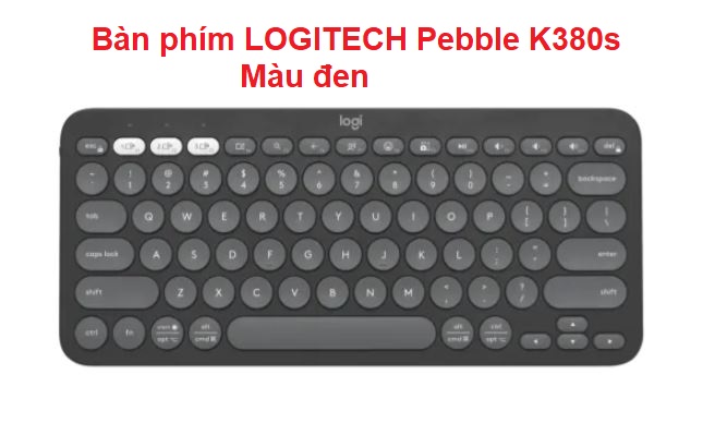 Bàn phím Bluetooth mỏng LOGITECH Pebble K380s Chính Hãng