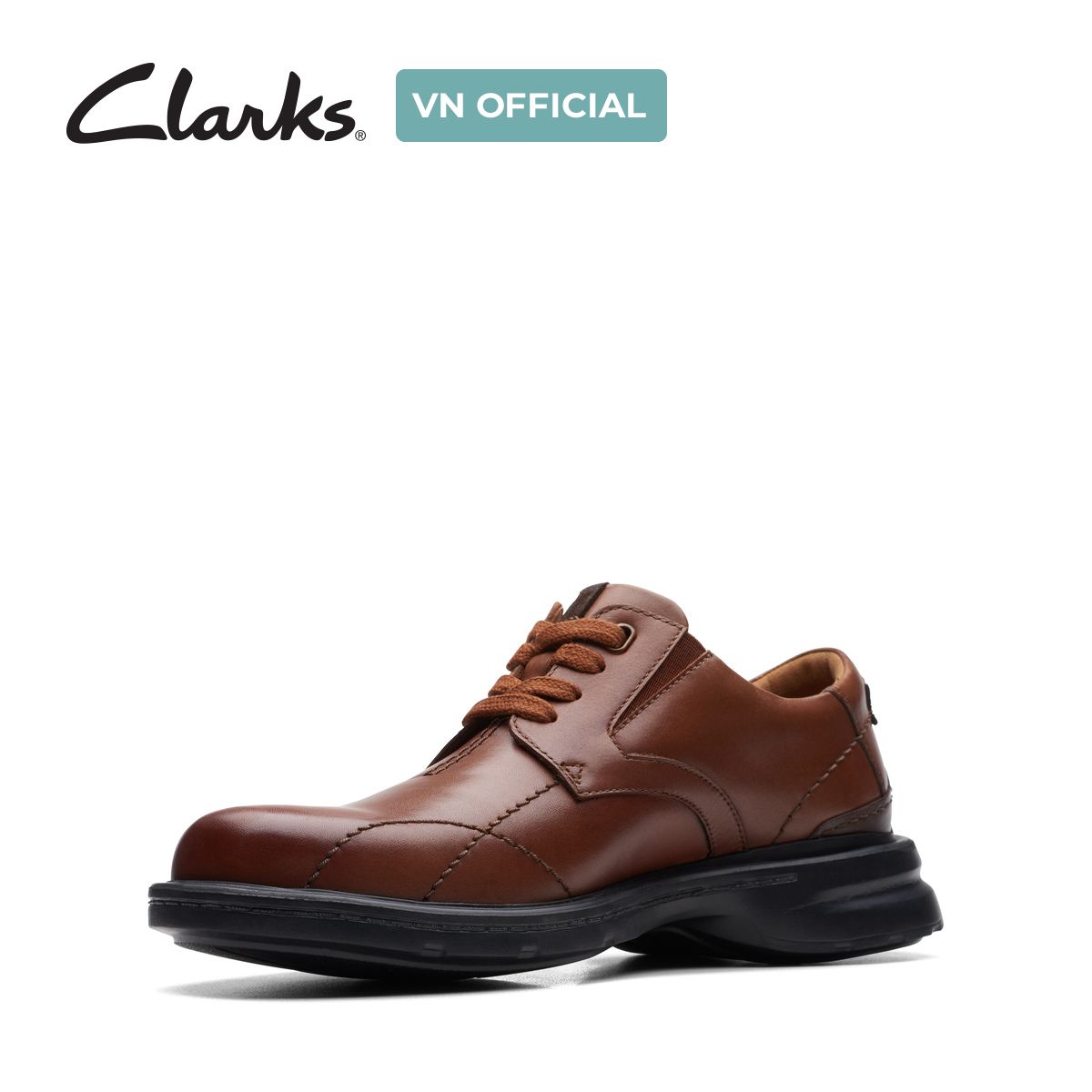 Giày Buộc Dây Da Nam Clarks - Gessler Lace