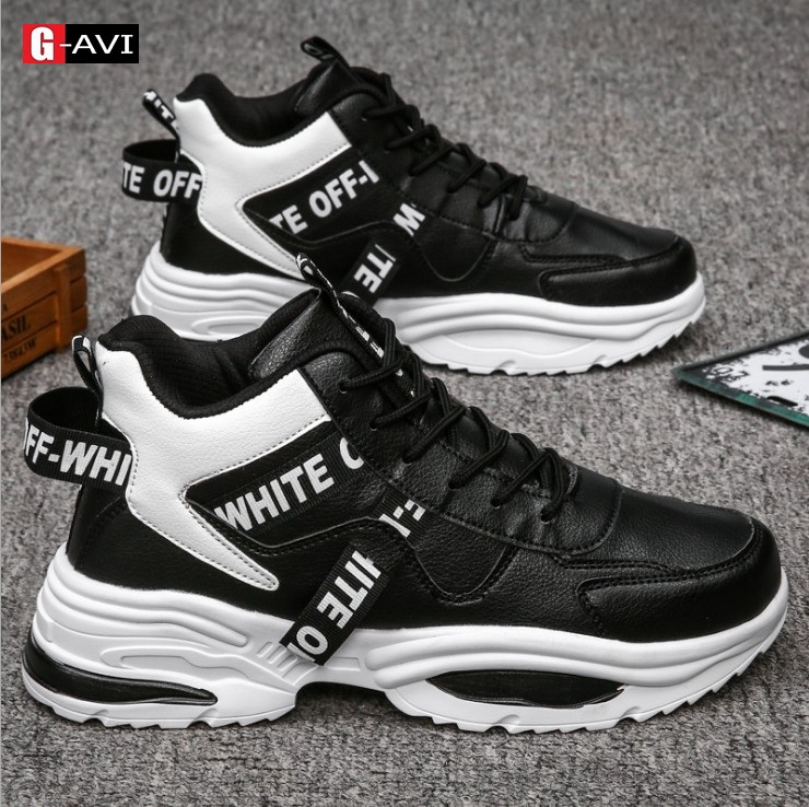 Giày cao cổ nam OFF phối màu cực kì nổi bật mẫu mới 2023 AVISHOP - 380