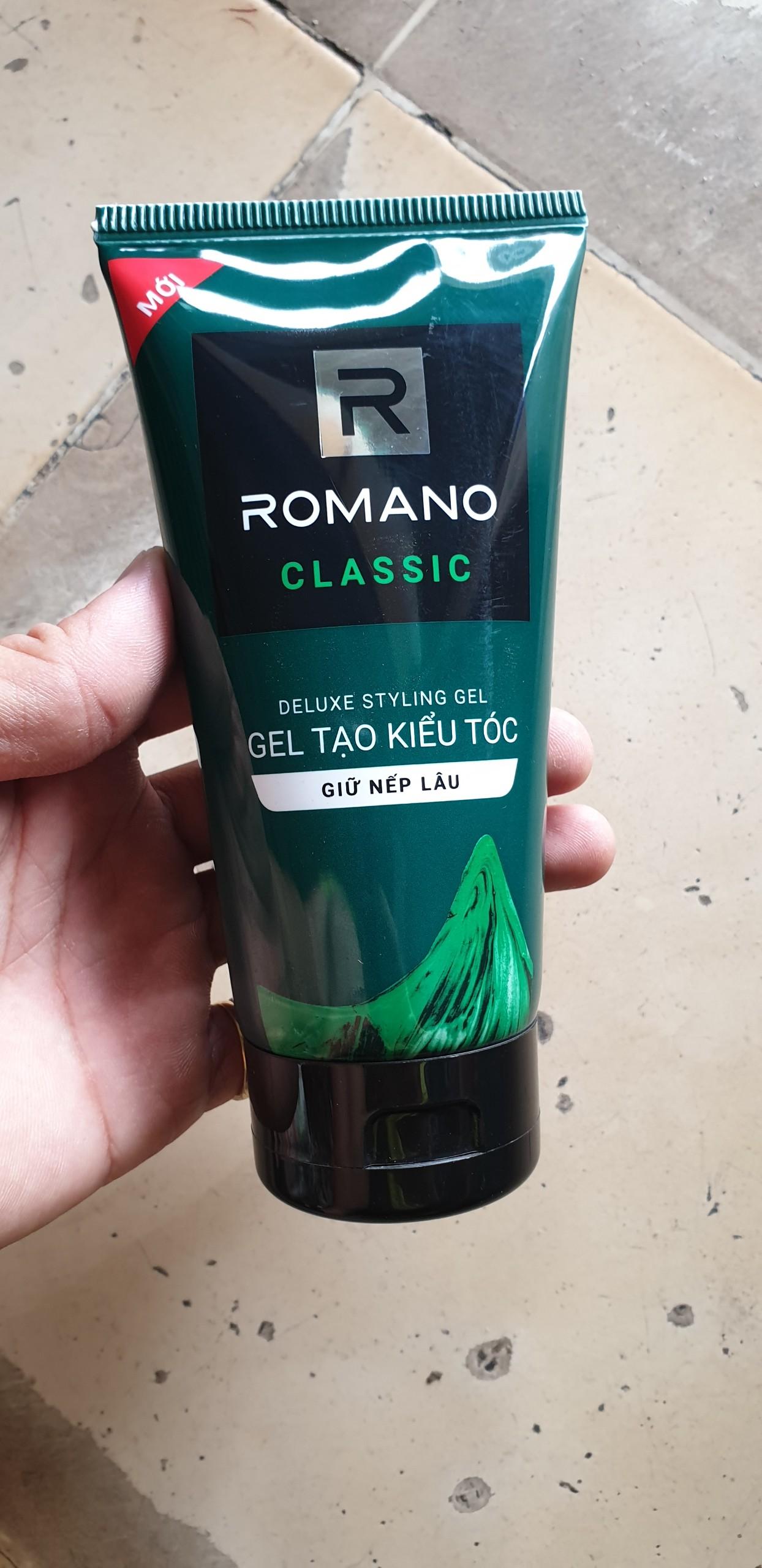 Gel vuốt tóc Romano Classic giữ nếp lâu mềm tóc 150gMẫu mới  Shopee Việt  Nam