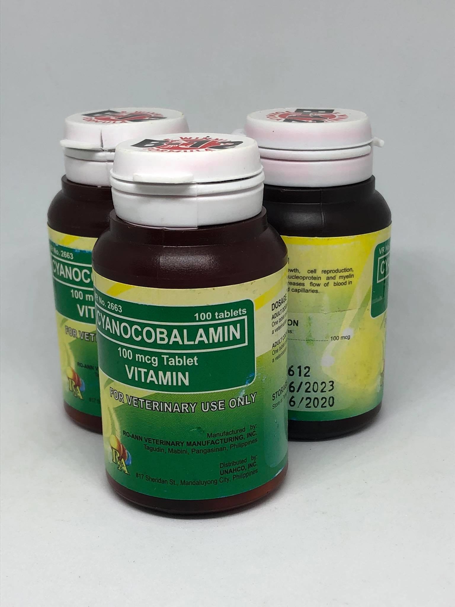 Super b12 dạng viên 100v cho gà đá, chim cảnh