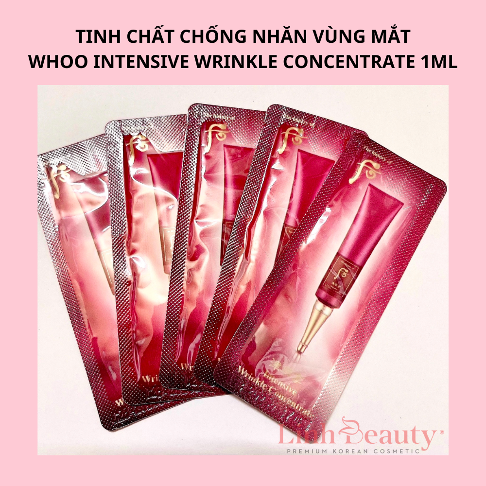[WHOO] Tinh Chất Chống Nhăn vùng mắt Whoo Intensive Wrinkle Concentrate 1ml