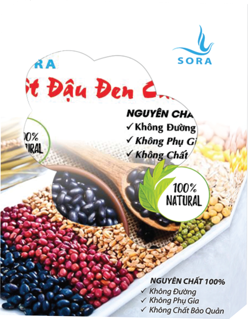 [HCM]Sora Bột đậu đen cao cấp nguyên chất 100%