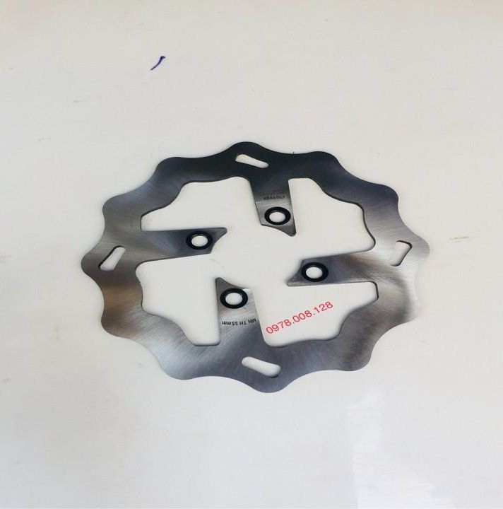 Đỉa thắng trước wave sirius exciter 135 galfer mẩu 4 chân