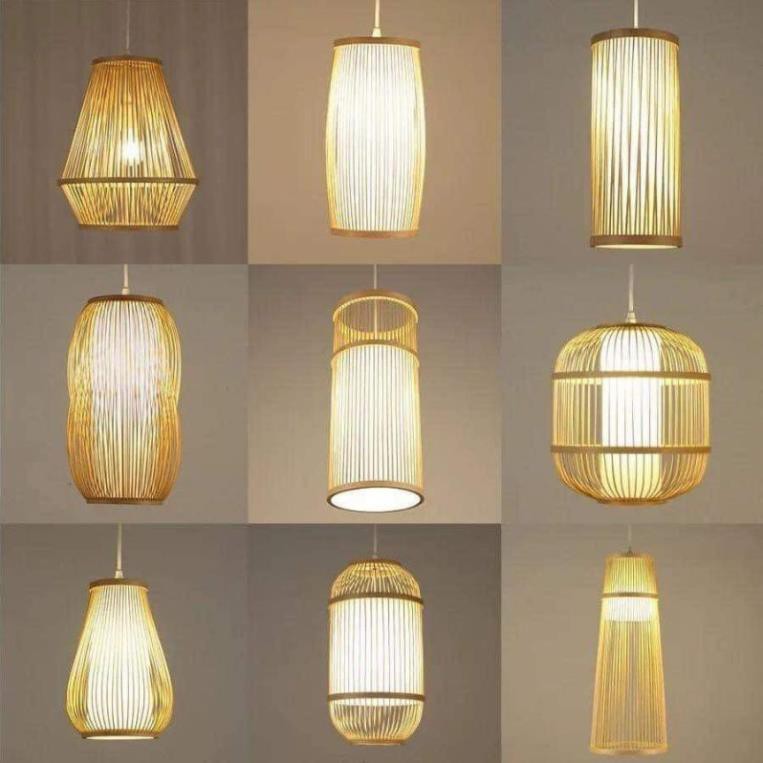 [ HẠ GIÁ ]Đèn tre đèn mây tre đèn lồng tre 0045
