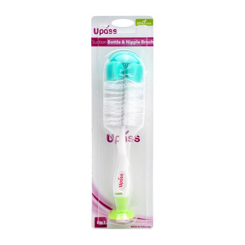 [HCM]Bộ cọ rửa bình sữa núm ti không BPA Upass (Made in Thailand) UP7004N