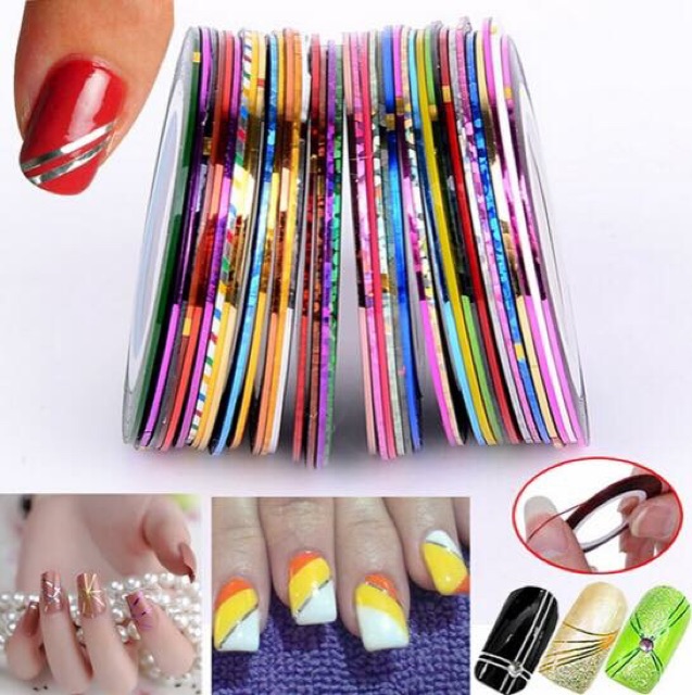 Dây line trang trí móng Phụ kiện Nail (1 to và 2 bé)