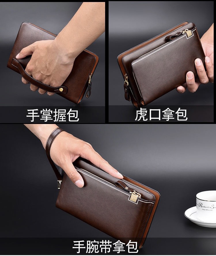 Ví Da Cầm Tay Cao Cấp.Bóp Da cầm tay (NEW )