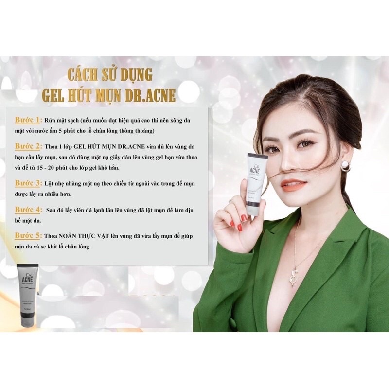 [Chính Hãng] gel lột mụn dr acne