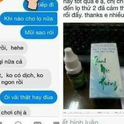 Dung dịch nhỏ mũi thanh mộc hương