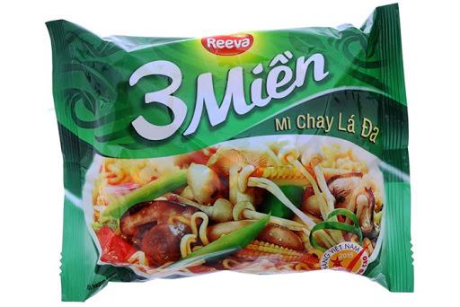Thùng mì 3 Miền chay lá đa 65g x 30 gói