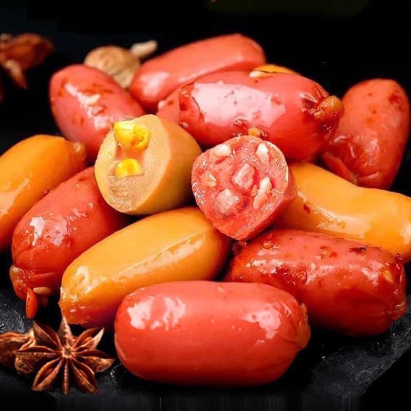 Xúc xích sụn gà non dài/bi 7 viên