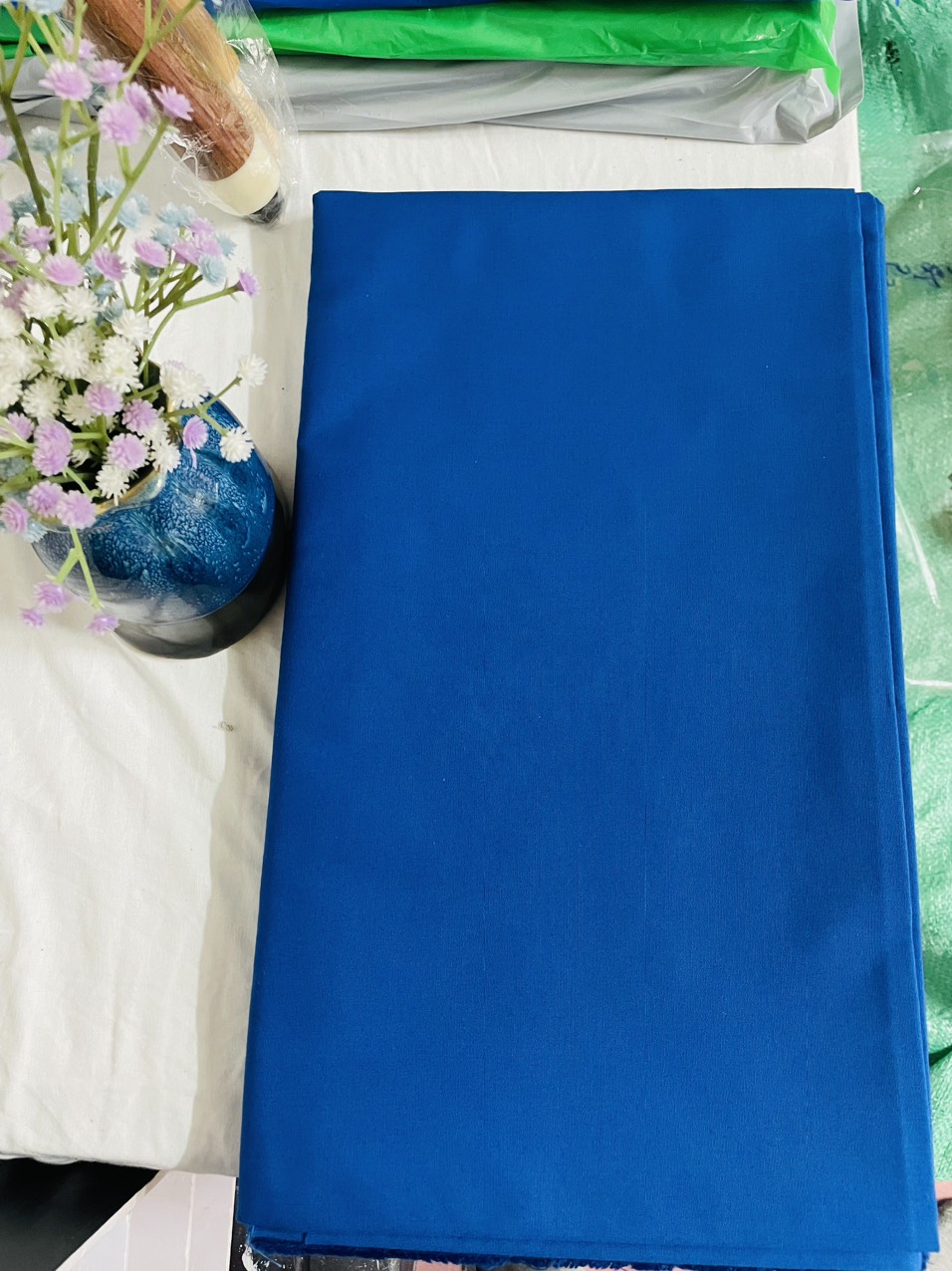 Vải bàn bida Hàn Quốc Xi - biên chỉ đen.