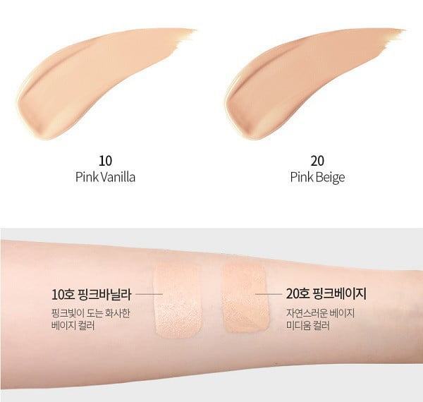 (Sẵn 2 mẫu) Phấn Nước Lime Real Cover Pink Cushion - Lime V Collagen Ample Cushion