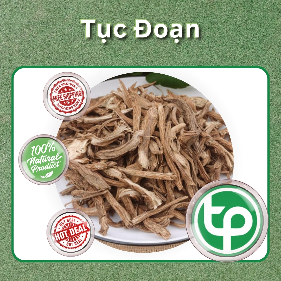 Tục đoạn sấy khô 100g (Loại 1, Thơm, Sạch) - Tấn Phát - Chuyên dùng để pha trà và sắc nước uống