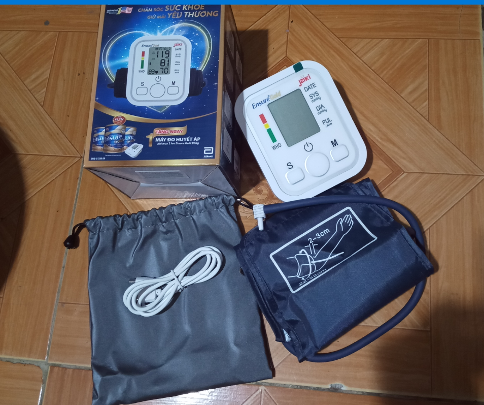 Máy đo huyết áp khuyến mãi của ensure