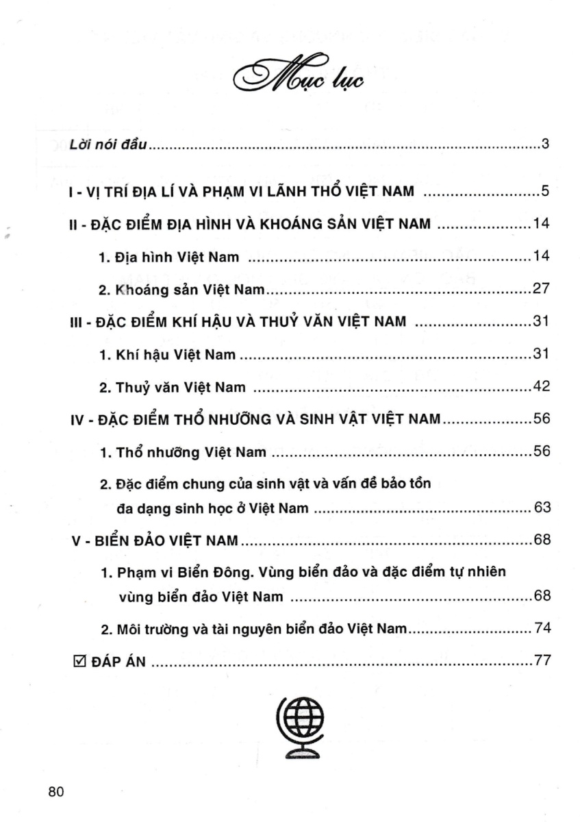 TRẮC NGHIỆM ĐỊA LÍ 8 (DÙNG CHUNG CHO CÁC BỘ SGK HIỆN HÀNH)