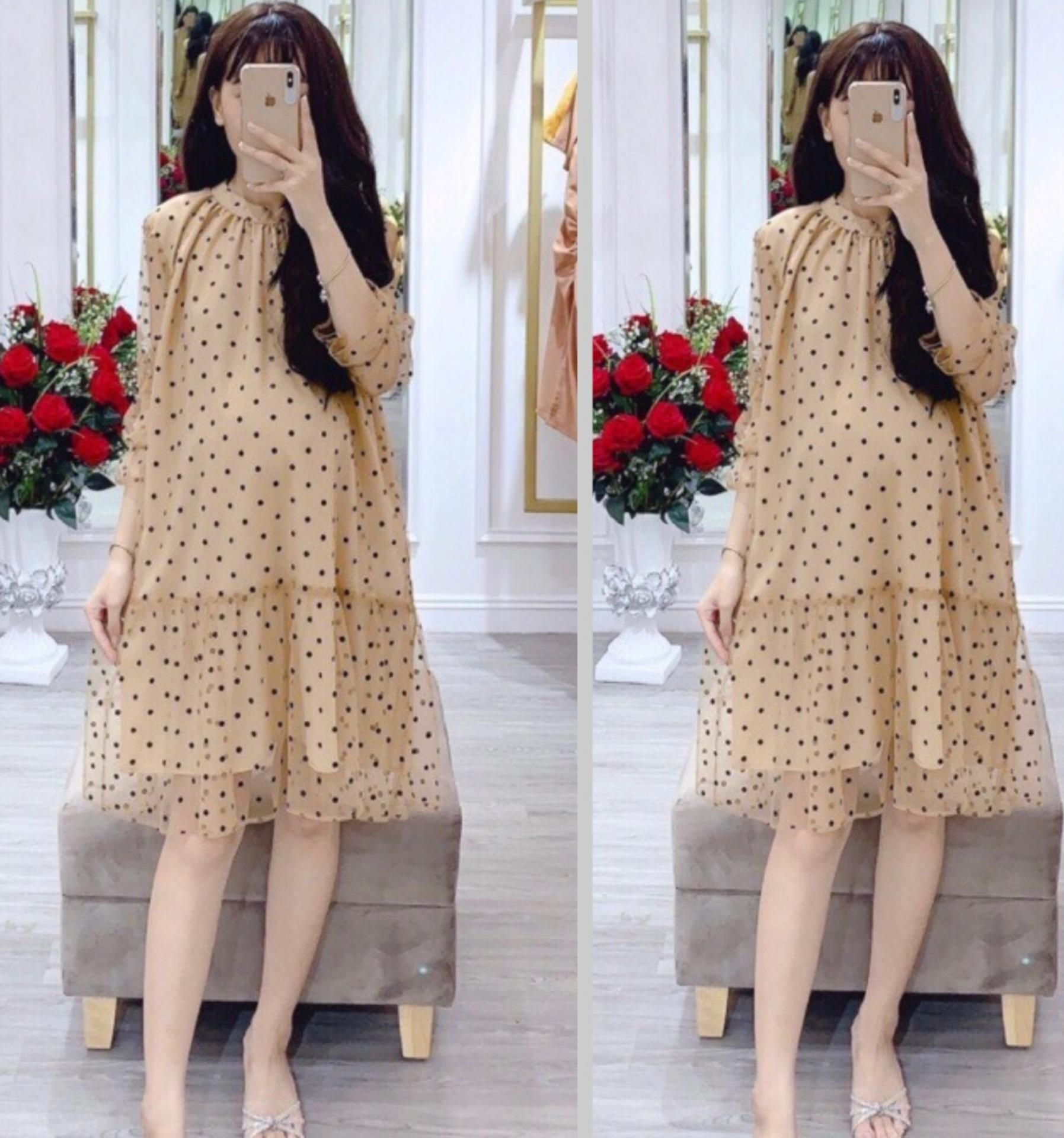 váy bầu xinh giá rẻ mẫu mới-đầm bầu đẹp