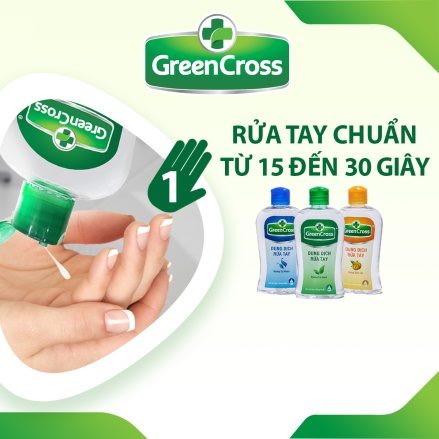 Combo 6 chai Dung Dịch Rửa Tay  GREENCROSS - chai 70ml