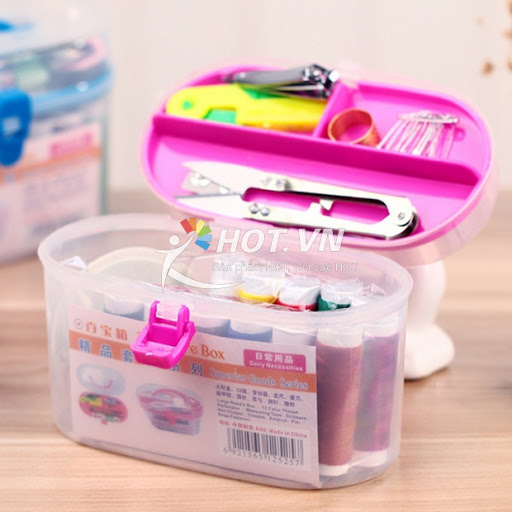 Bộ kim chỉ đa năng gồm 10 cuộn chỉ