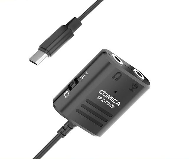 Cáp chia cổng Type C cho điện thoại Comica SPX-TC (M)
