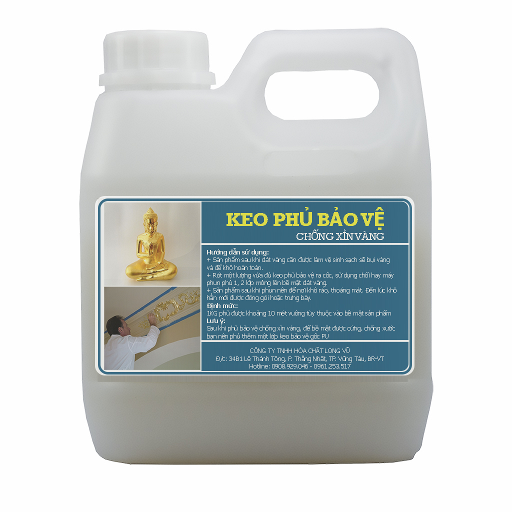 Keo Phủ Bóng Dát Vàng Gốc Nước (100ml)