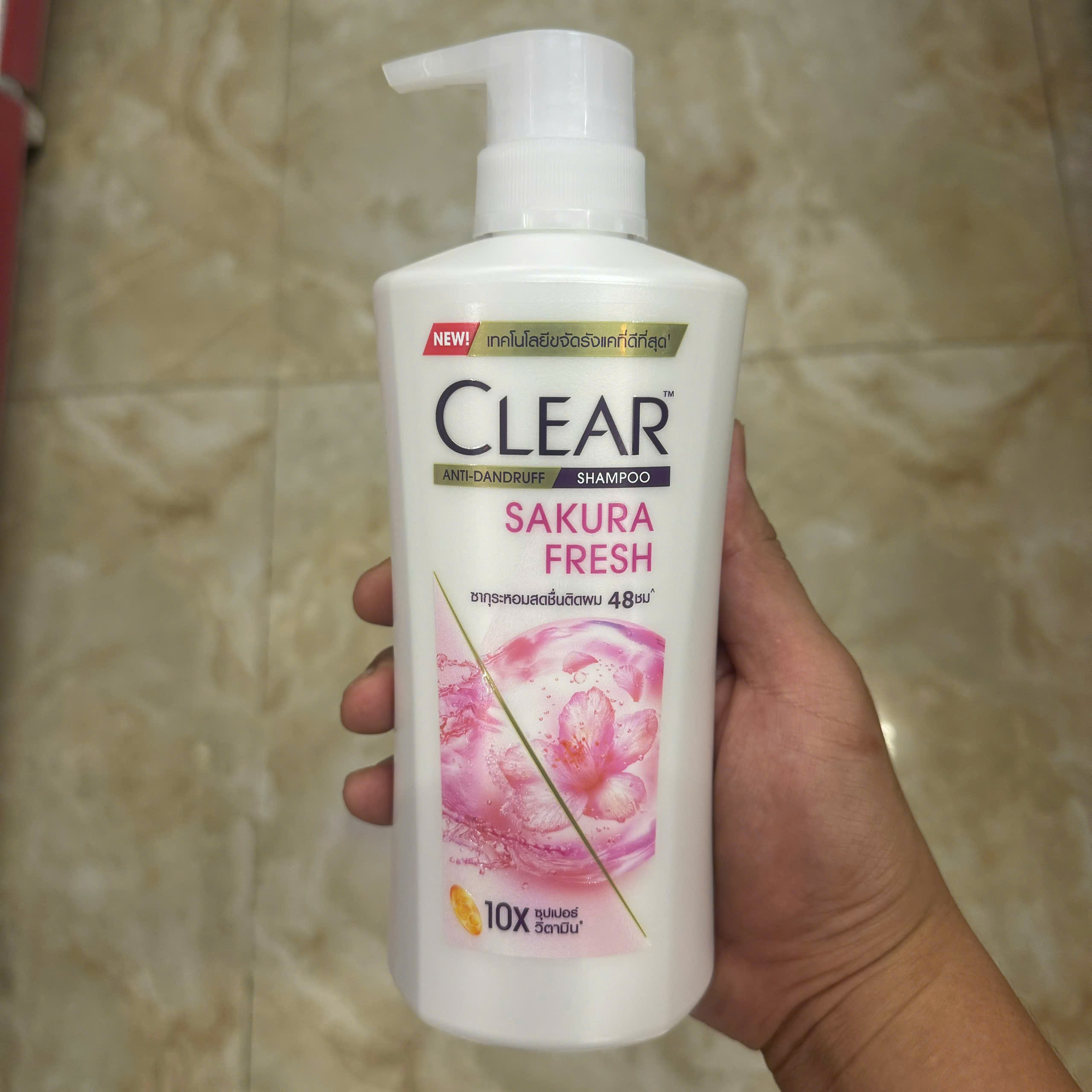 2 dầu gội CLEAR anh đào 370ml và CLEAR bạc hà- 370ml