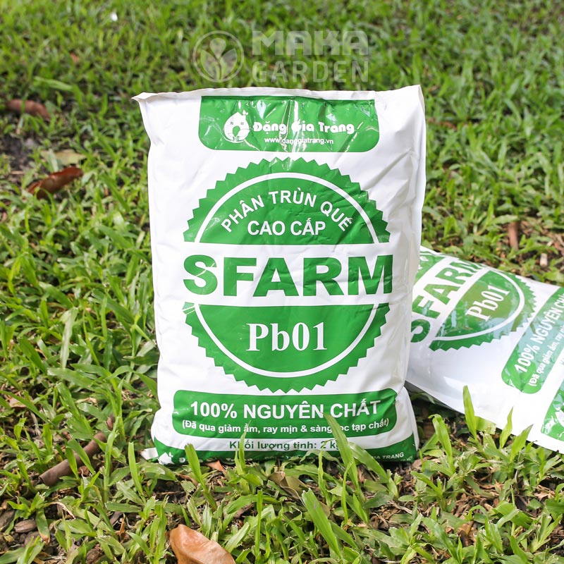 [HCM]Phân trùng quế SFarm (Túi 2kg)