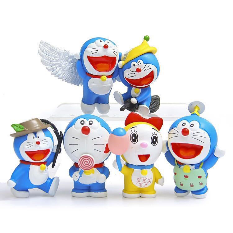 Bộ Set 14 Mô Hình Nhân Vật Doremon Và Các Bạn