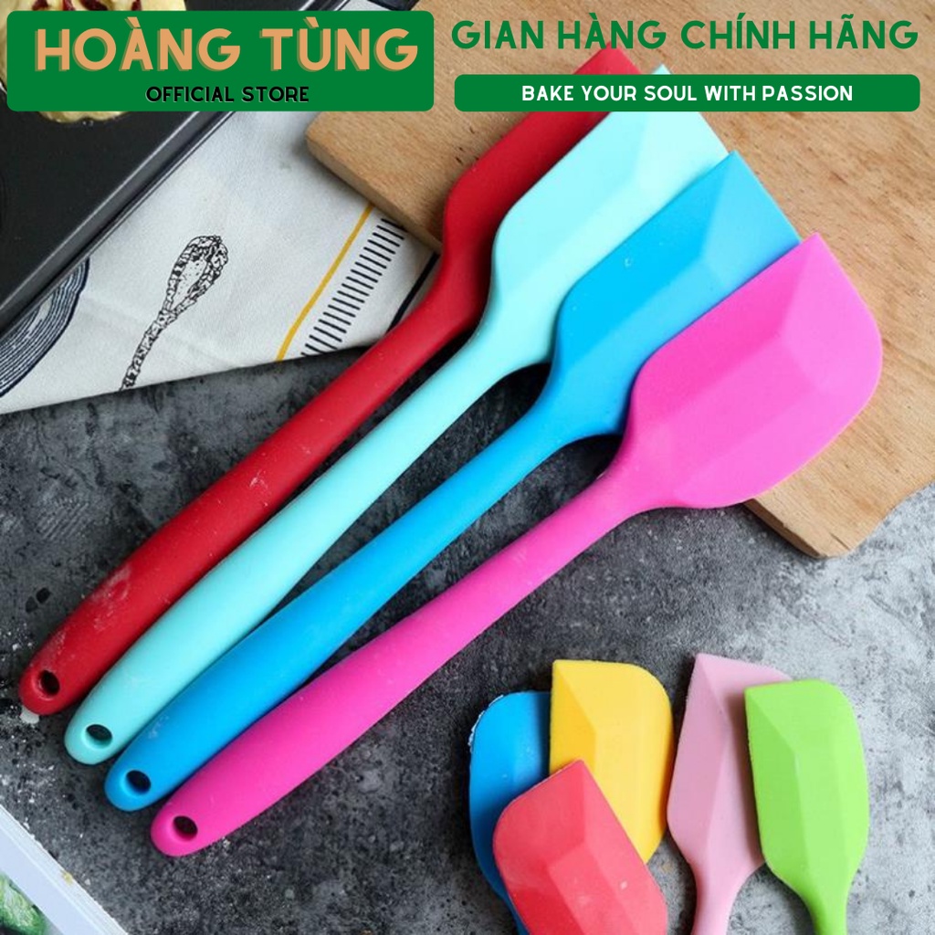 Spatula - Phới Dẹt Trộn Bột Đúc Cao Cấp
