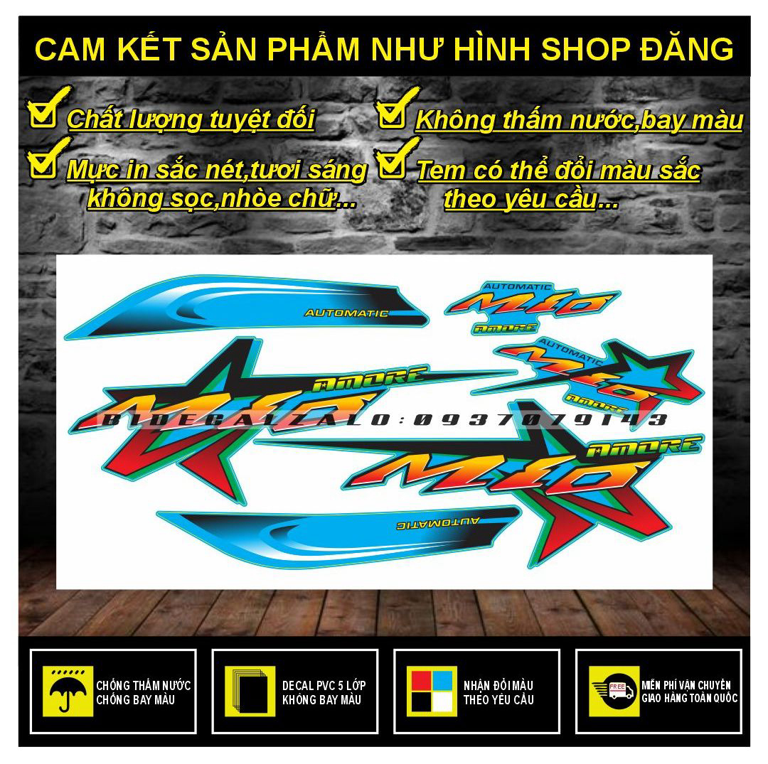 Hcm-bidecal- tem rời mio amore nhỏ đời đầu phối xanh