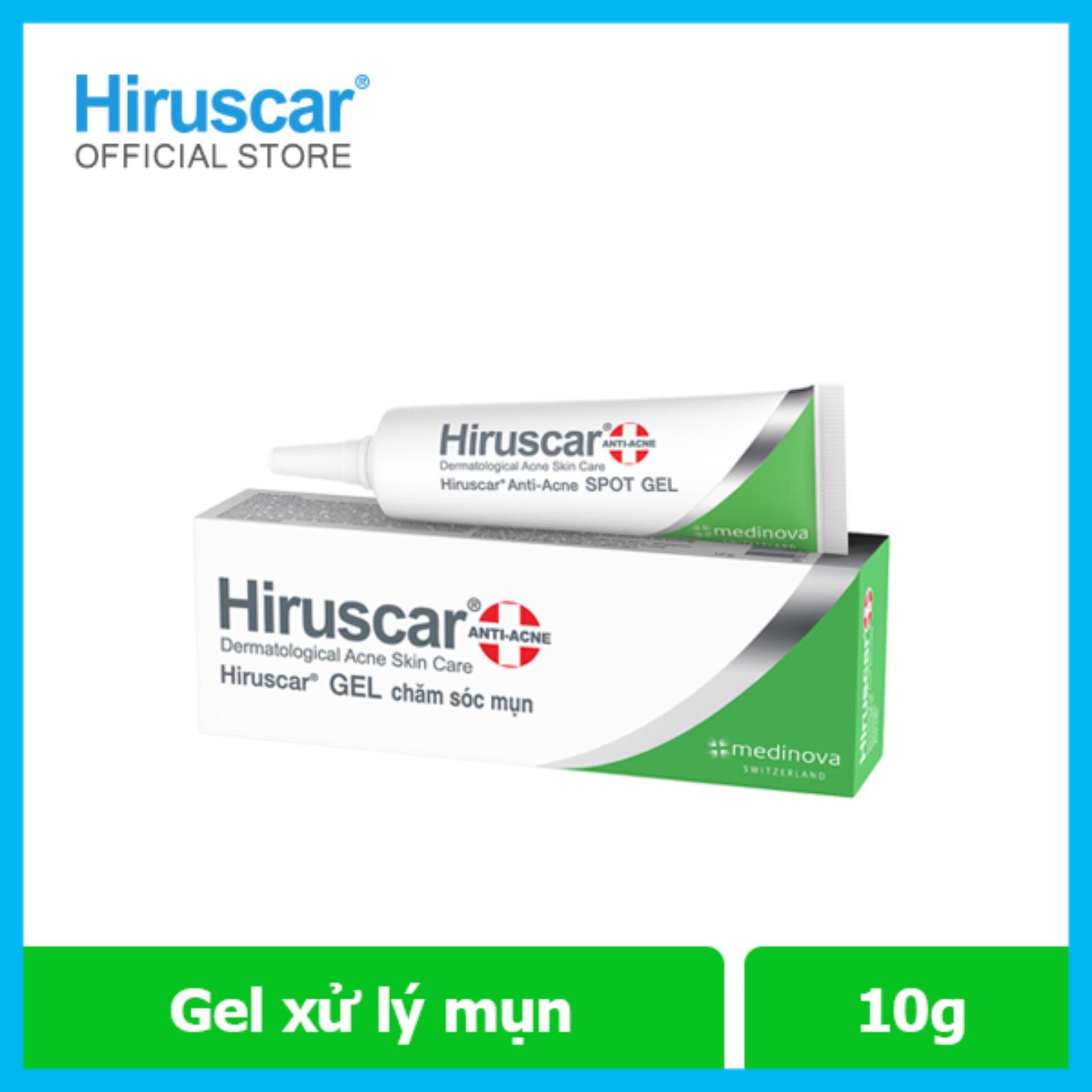 Gel chăm sóc mụn Hiruscar Anti-Acne Spot Gel 10g