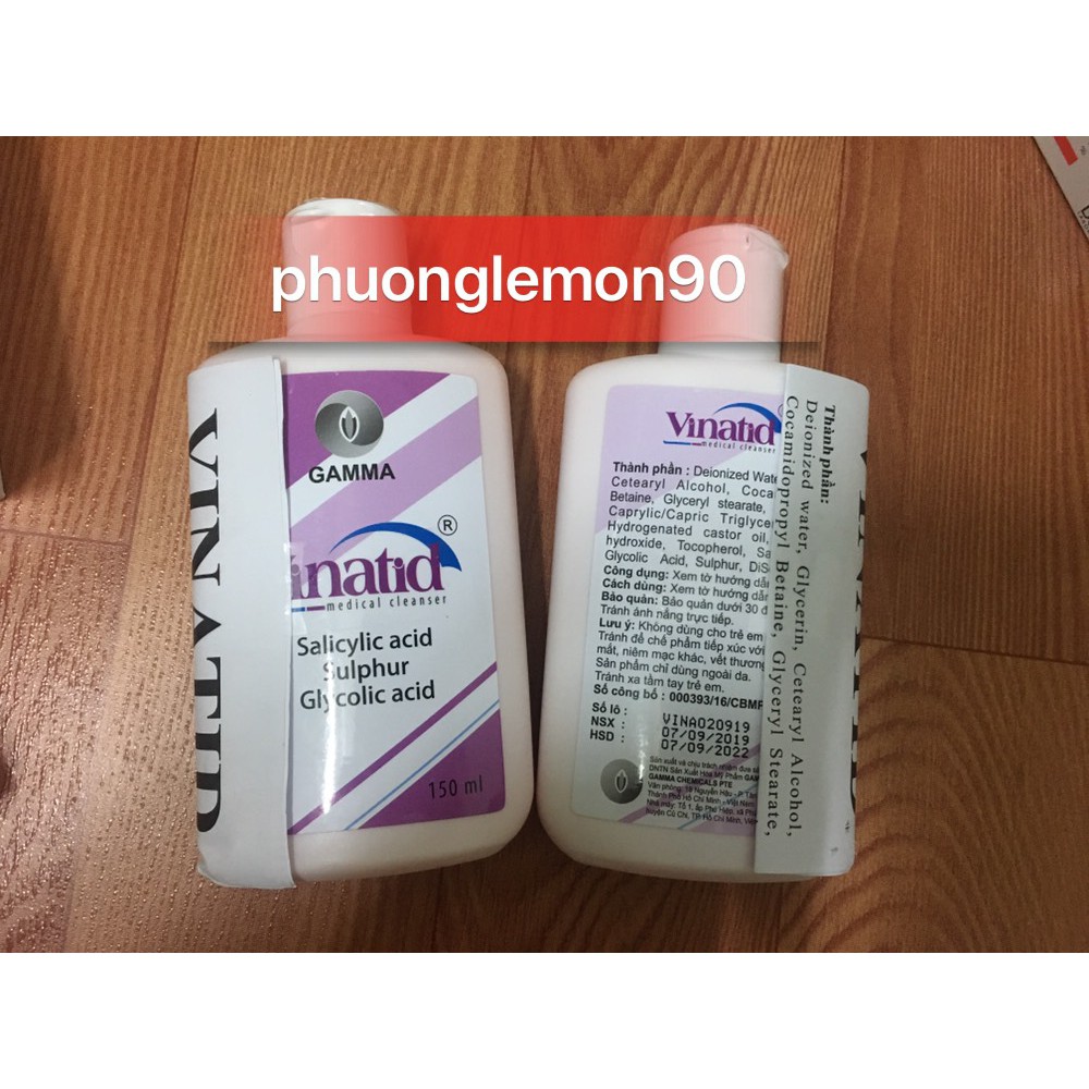 Dầu gội vinatid cleanser 150ml,