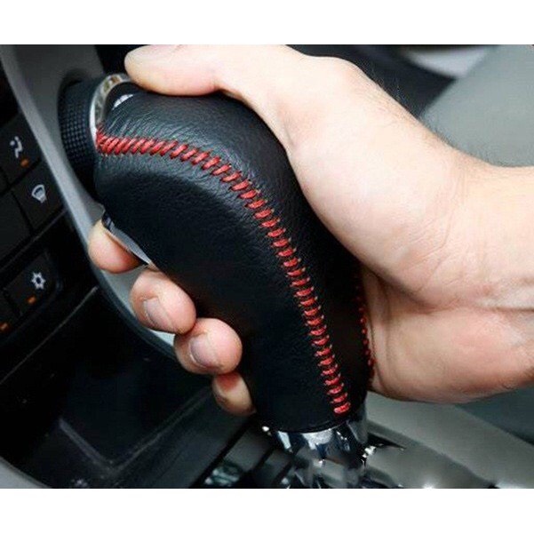 Bọc cần số hyundai santafe 2019 - 2020, da bò thật 100%, bảo hành 2 năm