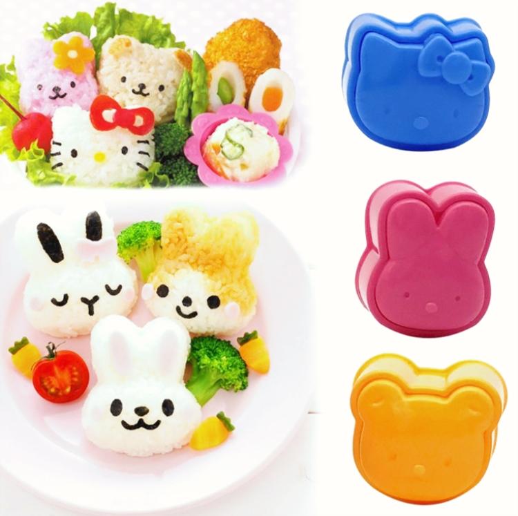 BỘ 3 KHUÔN CƠM BENTO NHẬT CHO BÉ