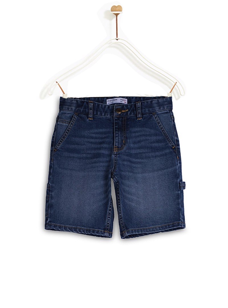 Quần Short jeans Bé Trai M.D.K Carpenter Denim Bermuda