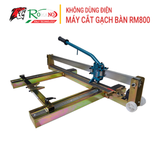 Máy cắt gạch bàn ROMANO RM800, Không dùng điện, Khung sắt, 20 bi trượt thumbnail