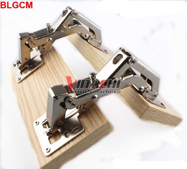 Bản lề thép chữ M - Giảm chấn - 1 chiếc