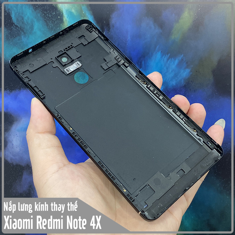Nắp lưng kính thay thế cho Xiaomi Redmi Note 4X