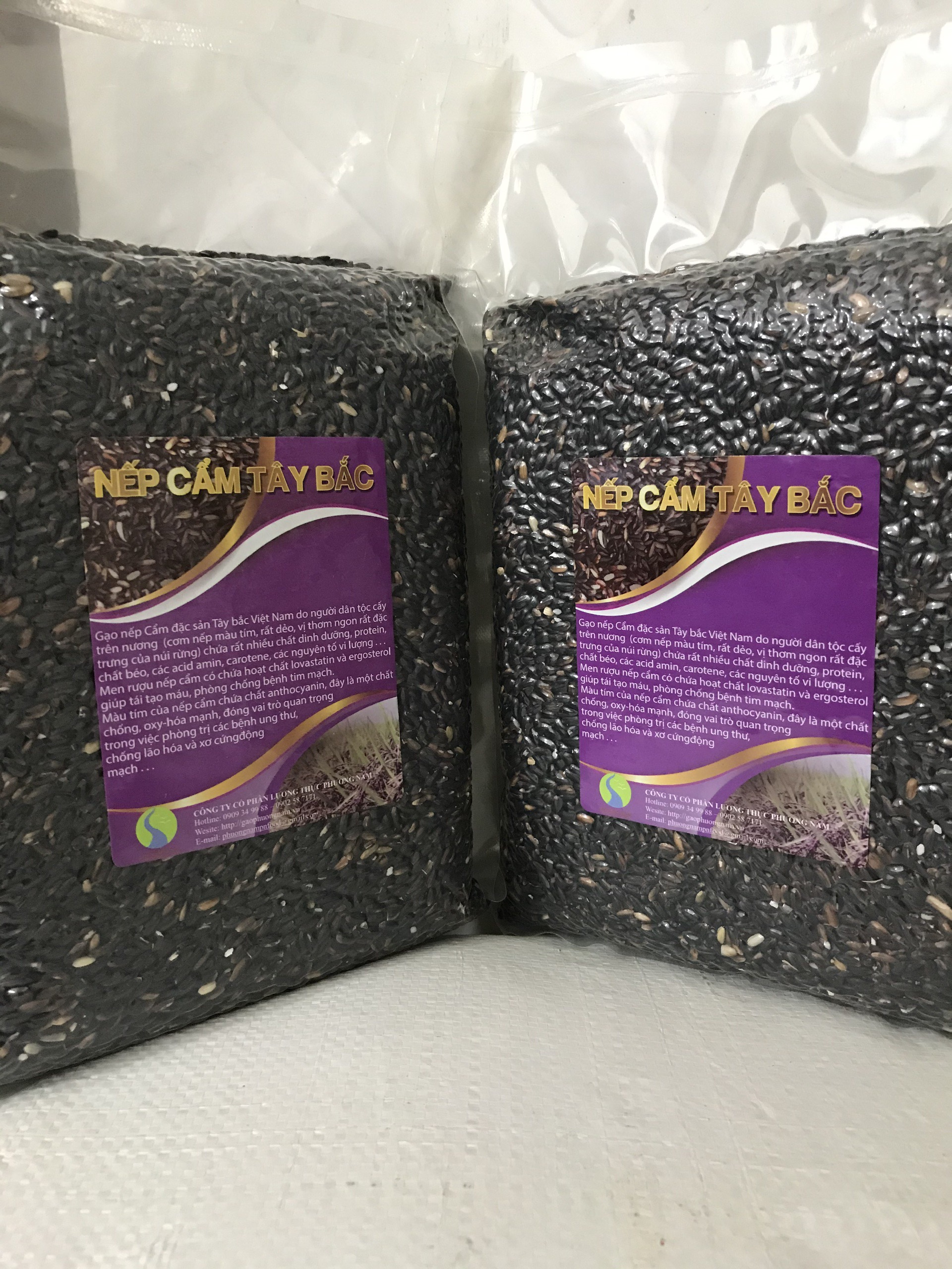 GẠO NẾP CẨM TÂY BẮC -túi 1kg