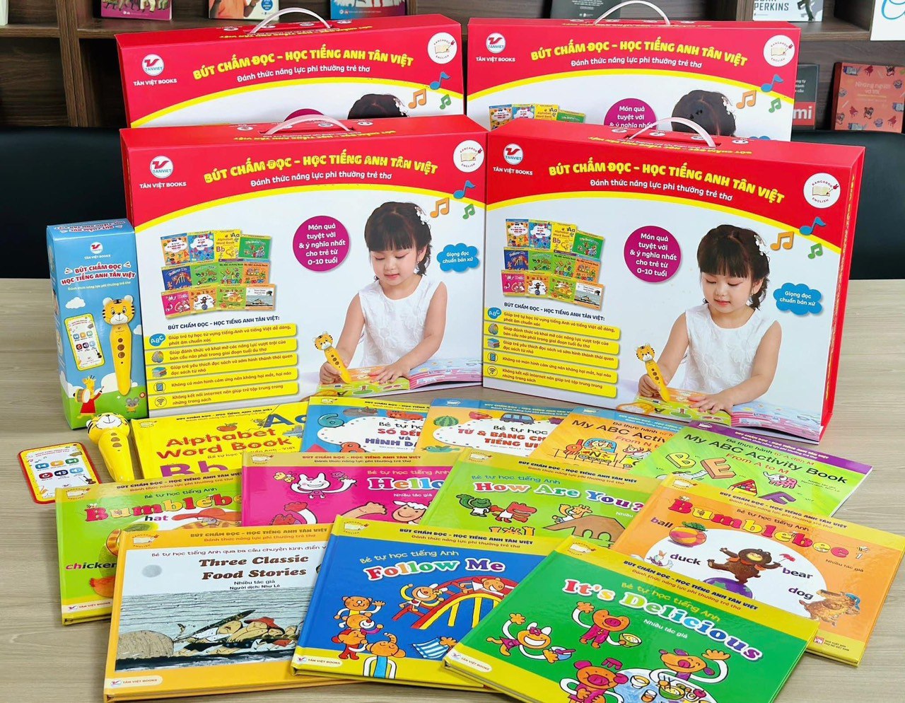 Sách - BÚT CHẤM ĐỌC - HỌC TIẾNG ANH TÂN VIỆT-Vanlangbooks