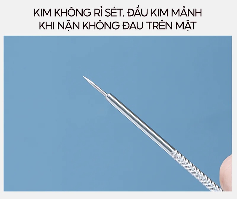 [NHẬP KHẨU] Cây Nặn Mụn Hai Đầu LMLTOP Acnes Needle - NO.B0754, E097