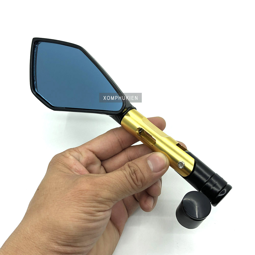 [HCM]Gương Chiếu Hậu 5 Cạnh Trang Trí Xe Máy [ 1 chiếc Trái ]