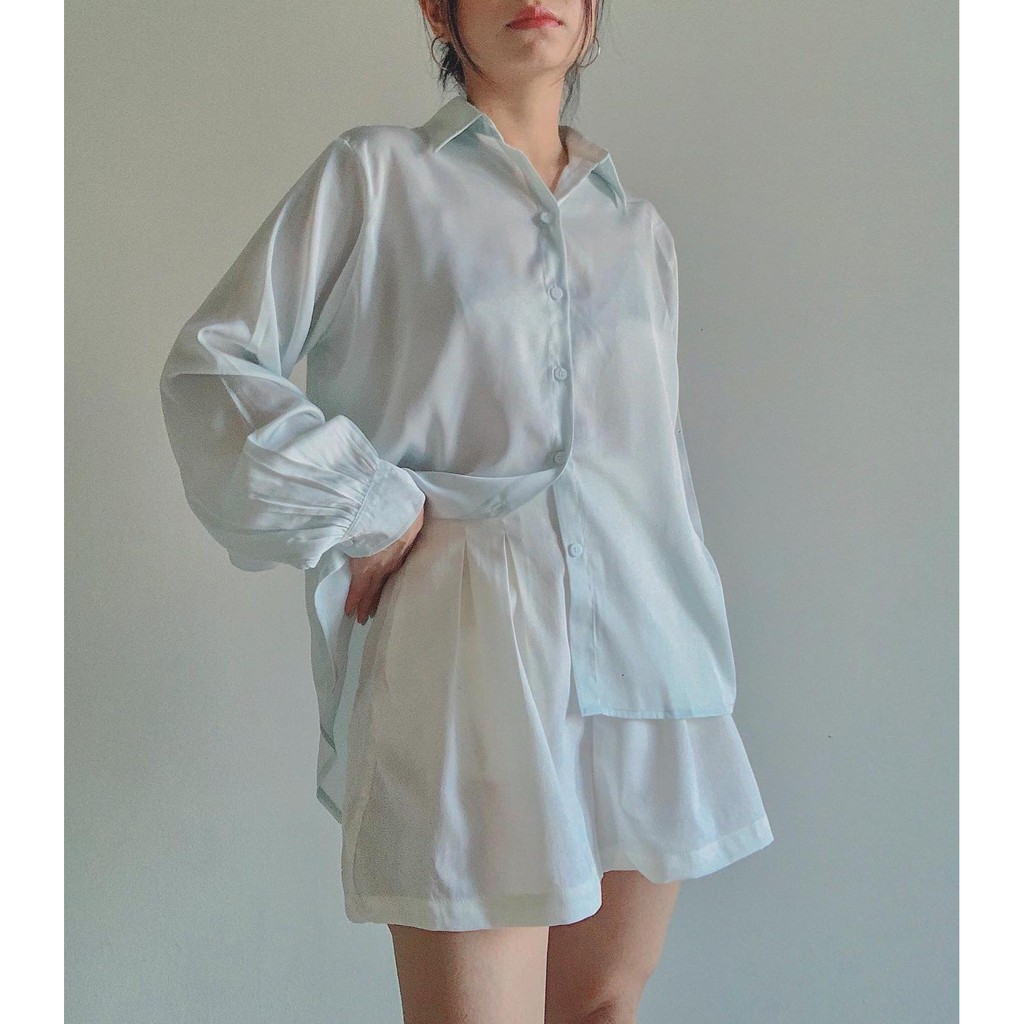 quần short xếp li