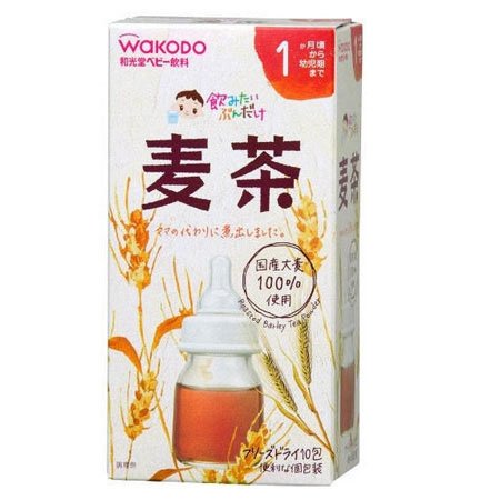 Trà Wakodo Vị Lúa Mạch Cho Trẻ 1M+ Nhật Bản [HSD T8/24]