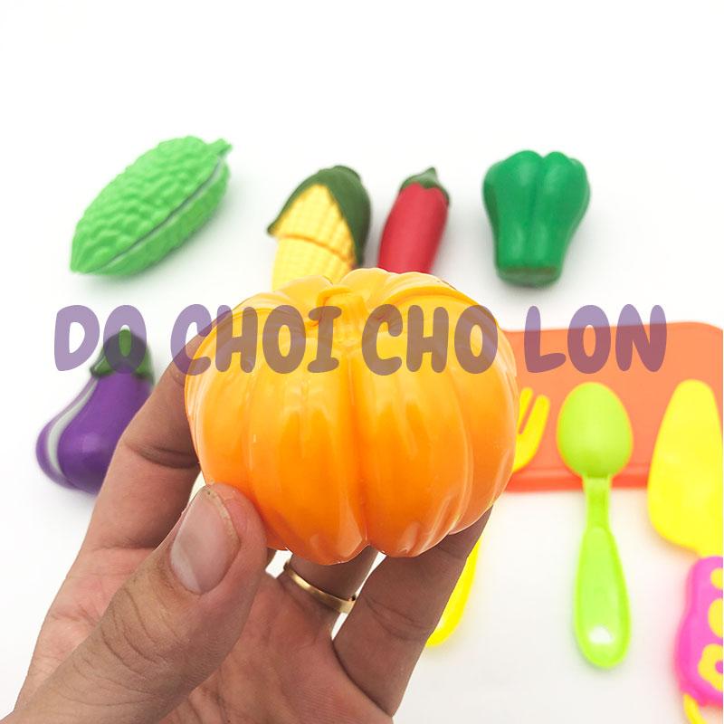 Bộ đồ chơi túi rau củ quả cắt