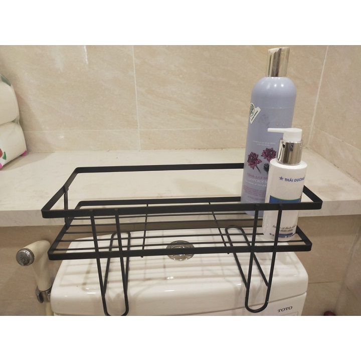 KỆ SẮT ĐỂ ĐỒ BỒN TOILET PHỦ SƠN TĨNH ĐIỆN CHỐNG GỈ