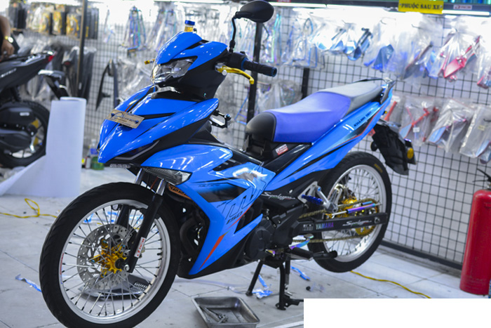 Tem trùm exciter 150 xanh đen, tem exciter 150, team trùm exciter 150, tem xe exciter 150, team trùm ex 150, team xe exciter 150 xanh đen