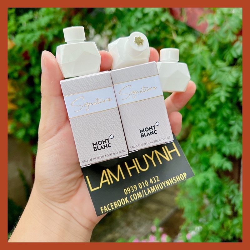 [ CHÍNH HÃNG] Nước hoa mini MONTBLANC SIGNATURE 4,5ml