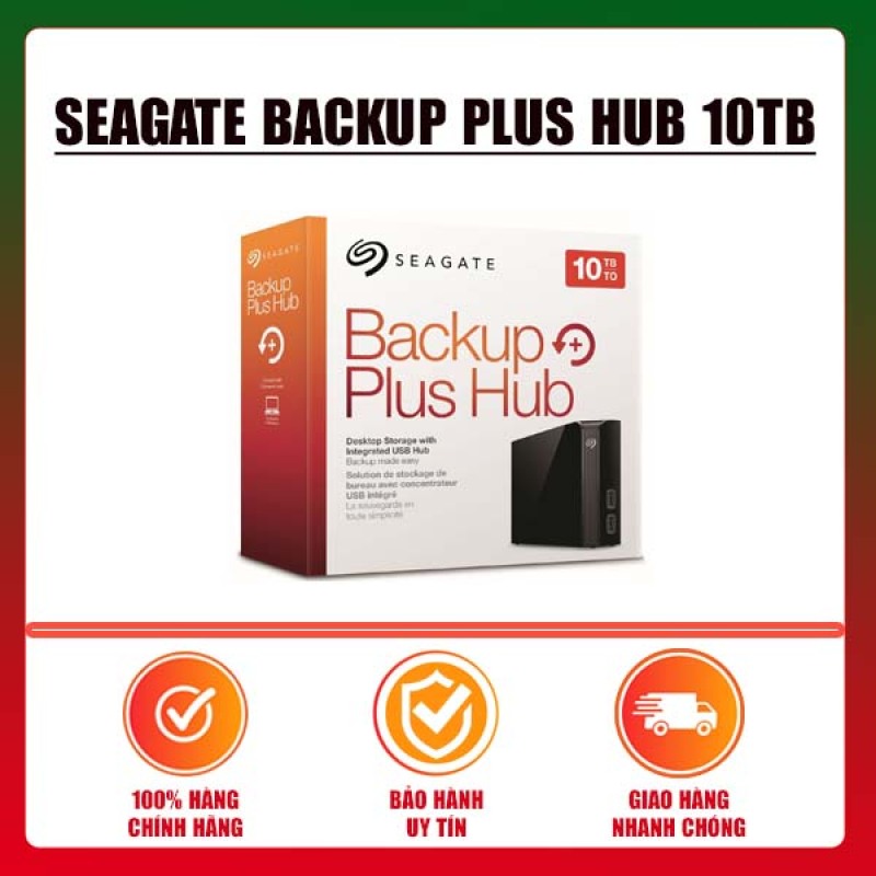 Bảng giá Ổ Cứng Di Động HDD Seagate Backup Plus Hub 10TB Phong Vũ